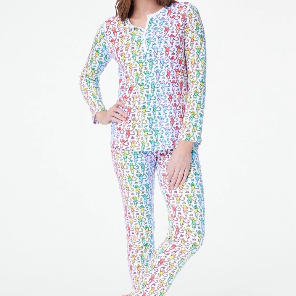 Rainbow Disco Monkey Roller Rabbits